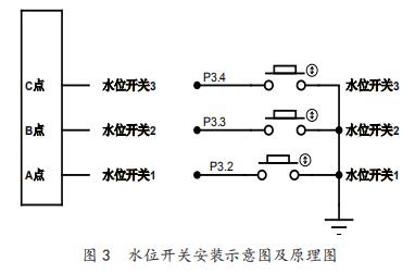 水位開關(guān)安裝示意圖及原理圖