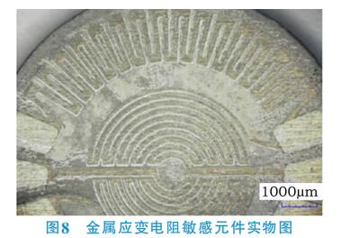 金屬應(yīng)變電阻敏感元件實(shí)物圖